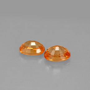 Granato spessartite naturale arancione da  ct, taglio ovale, VS-SI