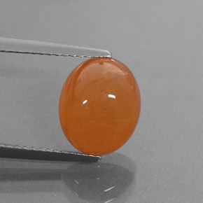 Granato spessartite Arancione naturale da 6.54 ct, Trasparente, Trasparente/Traslucido