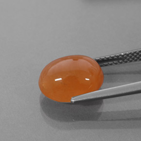 Granato spessartite Arancione naturale da 6.54 ct, Trasparente, Trasparente/Traslucido