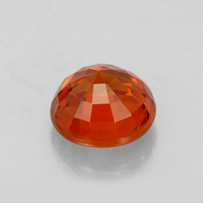 Granato spessartite naturale arancione da 0,99 ct, taglio rotondo, VS