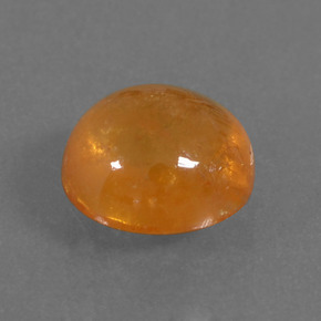 Granato spessartite naturale arancione da 1,88 ct, taglio ovale, traslucido
