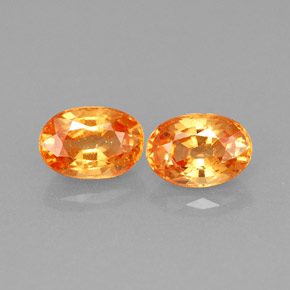 Granato spessartite naturale arancione da  ct, taglio ovale, VS