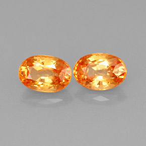Granato spessartite naturale arancione da  ct, taglio ovale, VS