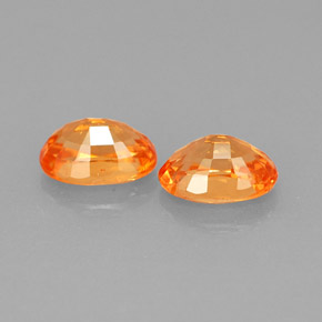 Granato spessartite naturale arancione da  ct, taglio ovale, VS