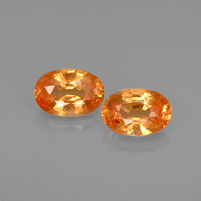 Granato spessartite naturale arancione da  ct, taglio ovale, VS