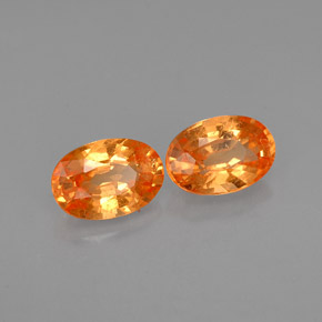 Granato spessartite naturale arancione da  ct, taglio ovale, VS