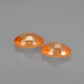 Granato spessartite naturale arancione da  ct, taglio ovale, VS