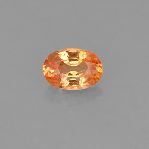Granato spessartite Mandarino naturale da 0.74 ct, Taglio ovale, VS-SI