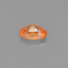 Granato spessartite Mandarino naturale da 0.74 ct, Taglio ovale, VS-SI