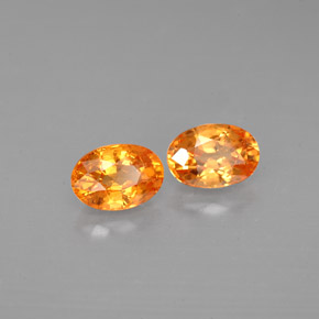 Granato spessartite naturale arancione da  ct, taglio ovale, VS