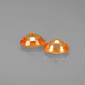 Granato spessartite naturale arancione da  ct, taglio ovale, VS
