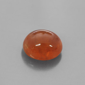 Granato spessartite naturale arancione da 6,14 ct, trasparente, trasparente/traslucido
