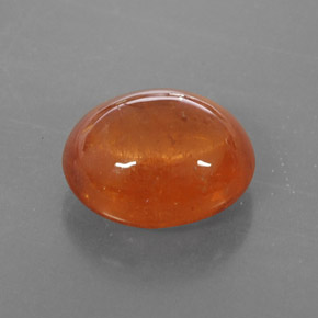 Granato spessartite naturale arancione da 6,01 ct, trasparente, trasparente/traslucido