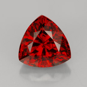Granato spessartite naturale arancione da 4,48 ct, trillion, VVS-VS
