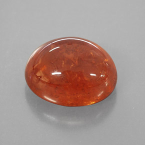 Granato spessartite Arancione naturale da 4.91 ct, Trasparente, Trasparente/Traslucido