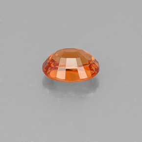 Granato spessartite Mandarino naturale da 0.73 ct, Taglio ovale, VVS-VS