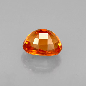 Granato spessartite naturale arancione da 0,80 ct, taglio ovale, VVS