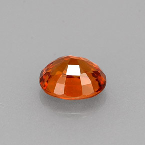 Granato spessartite naturale arancione da 0,88 ct, taglio ovale, VVS-VS