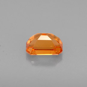 Granato spessartite naturale arancione da 0,83 ct, taglio smeraldo, VS