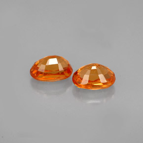 Granato spessartite naturale arancione da  ct, taglio ovale, VS