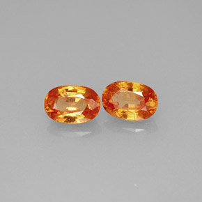 Granato spessartite naturale arancione da  ct, taglio ovale, VS