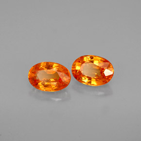 Granato spessartite naturale arancione da  ct, taglio ovale, VS