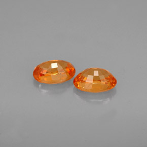 Granato spessartite naturale arancione da  ct, taglio ovale, VS