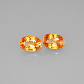 Granato spessartite naturale arancione da  ct, taglio ovale, VS