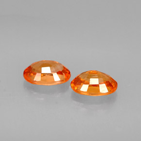Granato spessartite naturale arancione da  ct, taglio ovale, VS