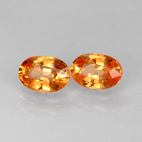 Granato spessartite naturale arancione da  ct, taglio ovale, VVS-VS