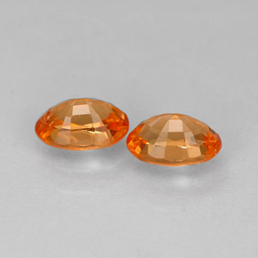 Granato spessartite naturale arancione da  ct, taglio ovale, VVS-VS