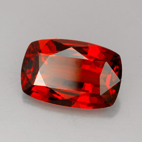 Granato spessartite naturale arancione da 6,30 ct, taglio a cuscino, VS