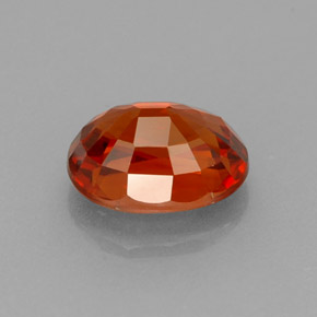 Granato spessartite naturale arancione da 1,33 ct, taglio ovale, VS