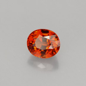 Granato spessartite Mandarino naturale da 1.36 ct, Taglio ovale, VVS