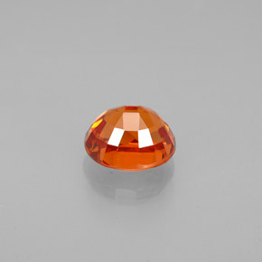 Granato spessartite naturale arancione da 1,37 ct, taglio ovale, VVS