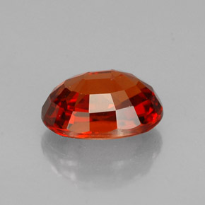 Granato spessartite Mandarino naturale da 1.32 ct, Taglio ovale, VVS-VS