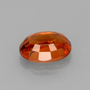 Granato spessartite naturale arancione da 1,26 ct, taglio ovale, VVS