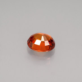 Granato spessartite naturale arancione da 0,91 ct, taglio ovale, VVS