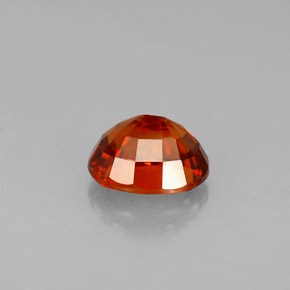 Granato spessartite naturale arancione da 1,50 ct, taglio ovale, VS