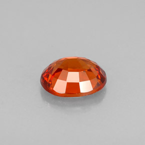 Granato spessartite naturale arancione da 1,08 ct, taglio ovale, VS