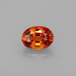 Granato spessartite Mandarino naturale da 1.22 ct, Taglio ovale, VVS