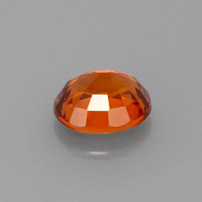 Granato spessartite naturale arancione da 1,61 ct, taglio ovale, VVS-VS