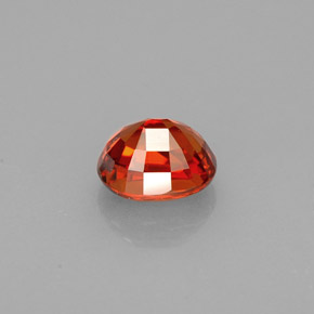 Granato spessartite arancione mandarino naturale da 1,35 ct, taglio ovale, VVS-VS
