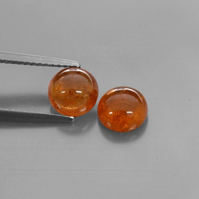 Granato spessartite naturale arancione da  ct, trasparente, trasparente/traslucido