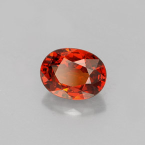 Granato spessartite Mandarino naturale da 1.22 ct, Taglio ovale, VS