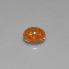 Granato spessartite naturale arancione da 2,45 ct, trasparente, trasparente/traslucido