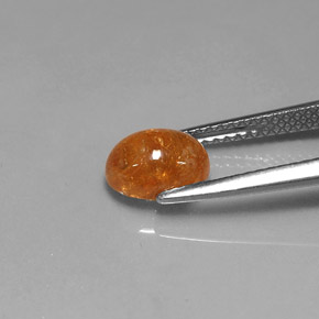 Granato spessartite naturale arancione da 2,45 ct, trasparente, trasparente/traslucido