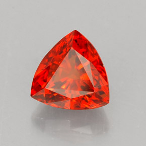 Granato spessartite Arancione rossastra naturale da 1.52 ct, Taglio trillion, VS