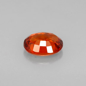 Granato spessartite naturale arancione da 1,29 ct, taglio ovale, VVS-VS