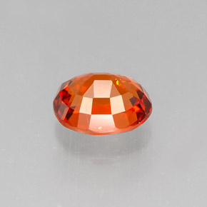 Granato spessartite naturale arancione da 1,31 ct, taglio ovale, VVS-VS